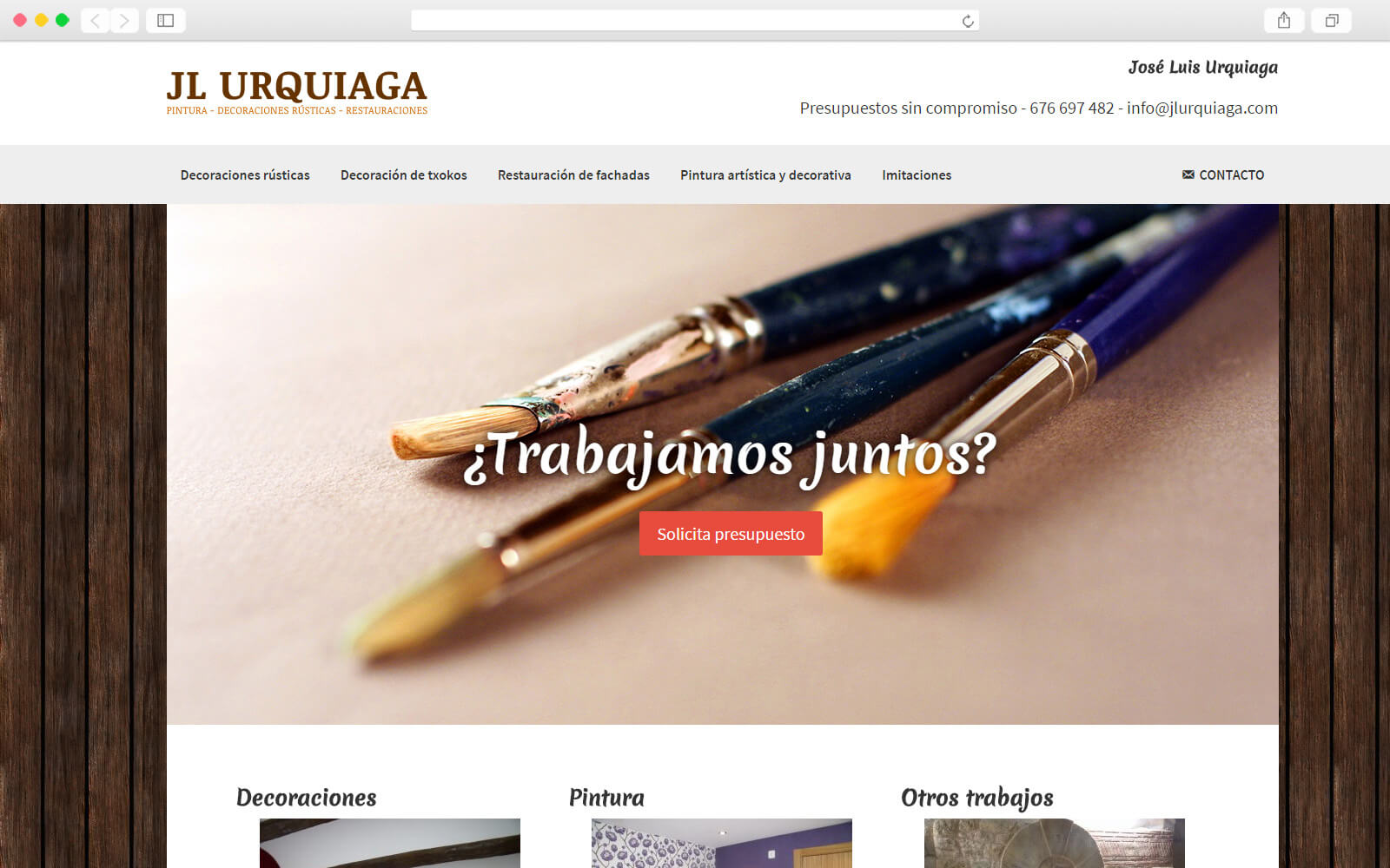 Home page de José Luis Urquiaga